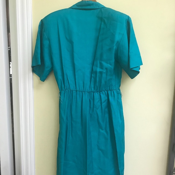 Vintage Albert Nipon Double Breasted Button Dress - Picture 8 of 11